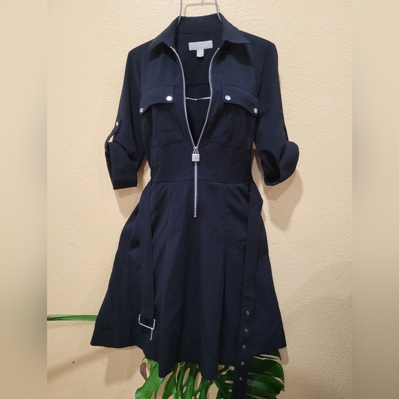 MICHAEL MICHAEL KORS zip-front shirt dress - Picture 7 of 11